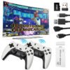 M15 4K Wireless Retro Game Console – HDMI TV Arcade System with Dual Joysticks, PSP Style, HD Family Video Game Box