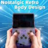 Product Introduction of R36s Handheld Retro Game Console, 1 Count Rechargeable Portable Pocket Game Console with 3.5-inch IPS Screen, Linux System Game Console