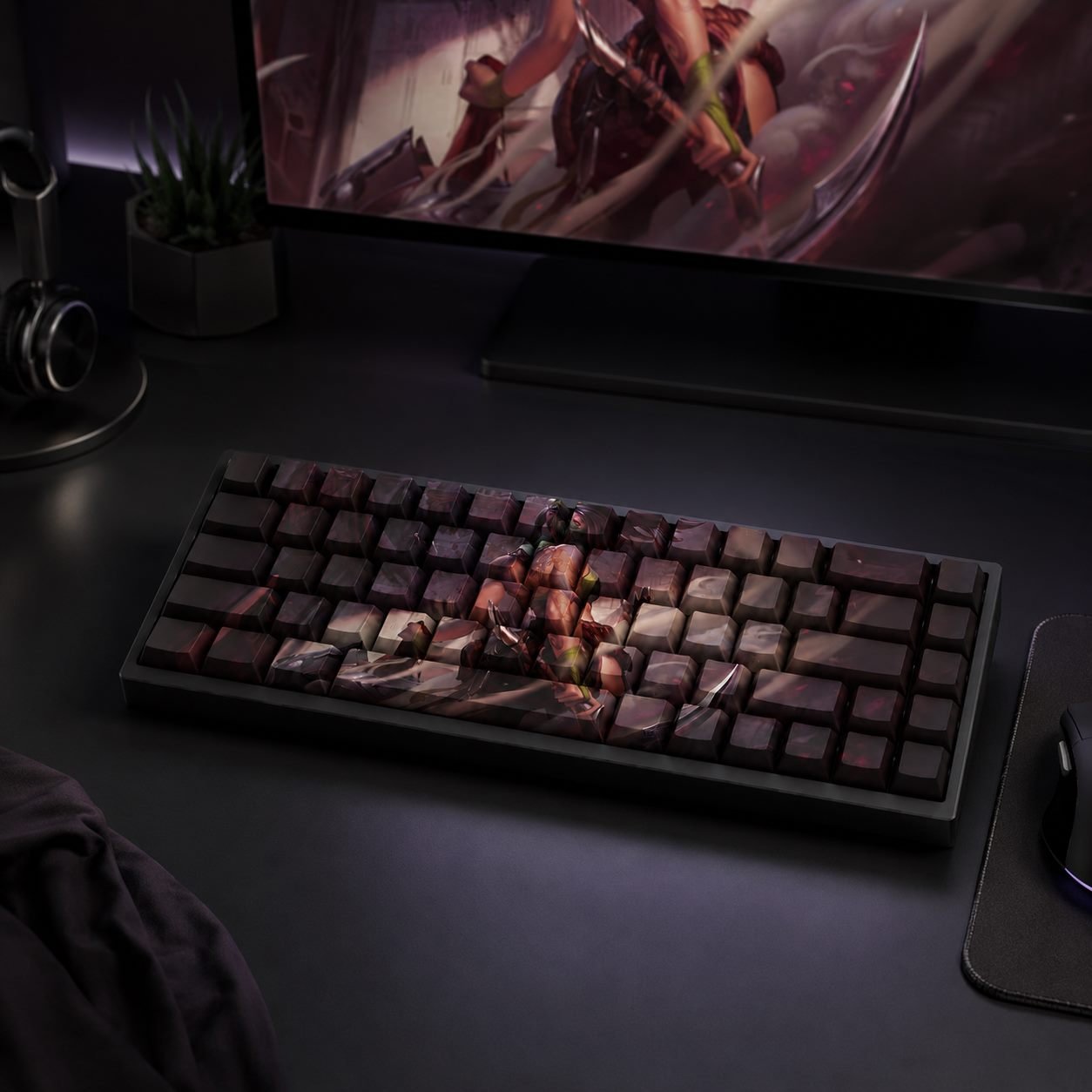 AKALI Original Profile 68-Key Side-Printed PBT Keycap Set - Image 8