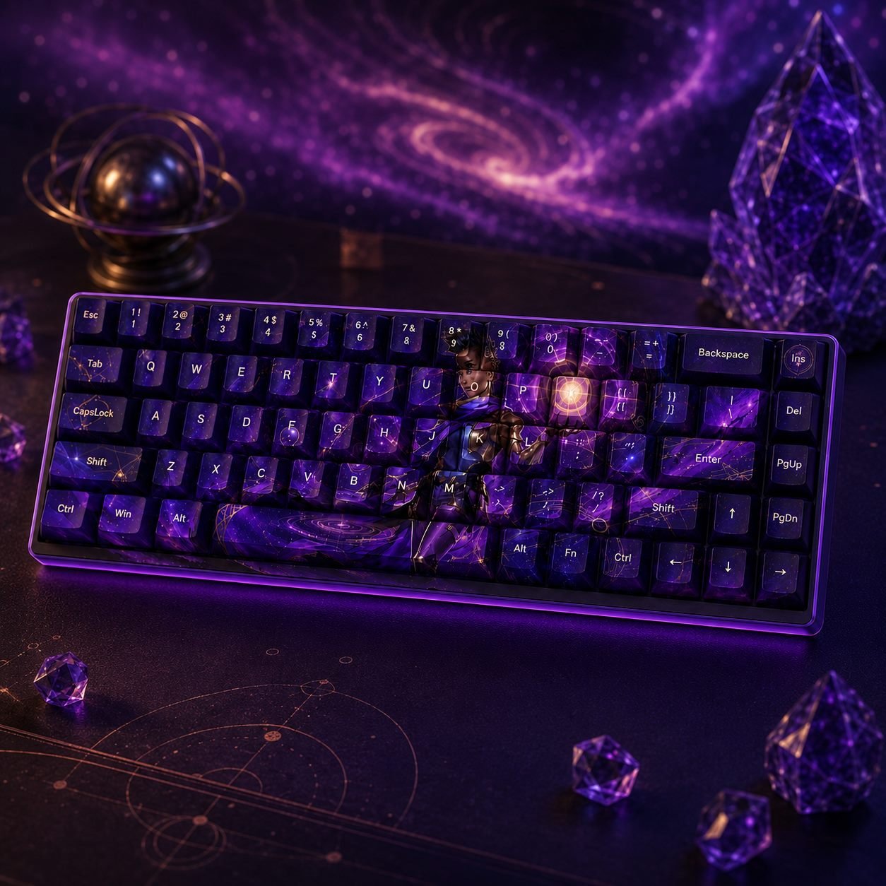 Astra Original Profile 68-Key Side-Printed PBT Keycap Set - Image 2