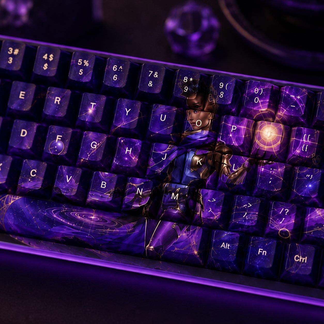 Astra Original Profile 68-Key Side-Printed PBT Keycap Set - Image 4