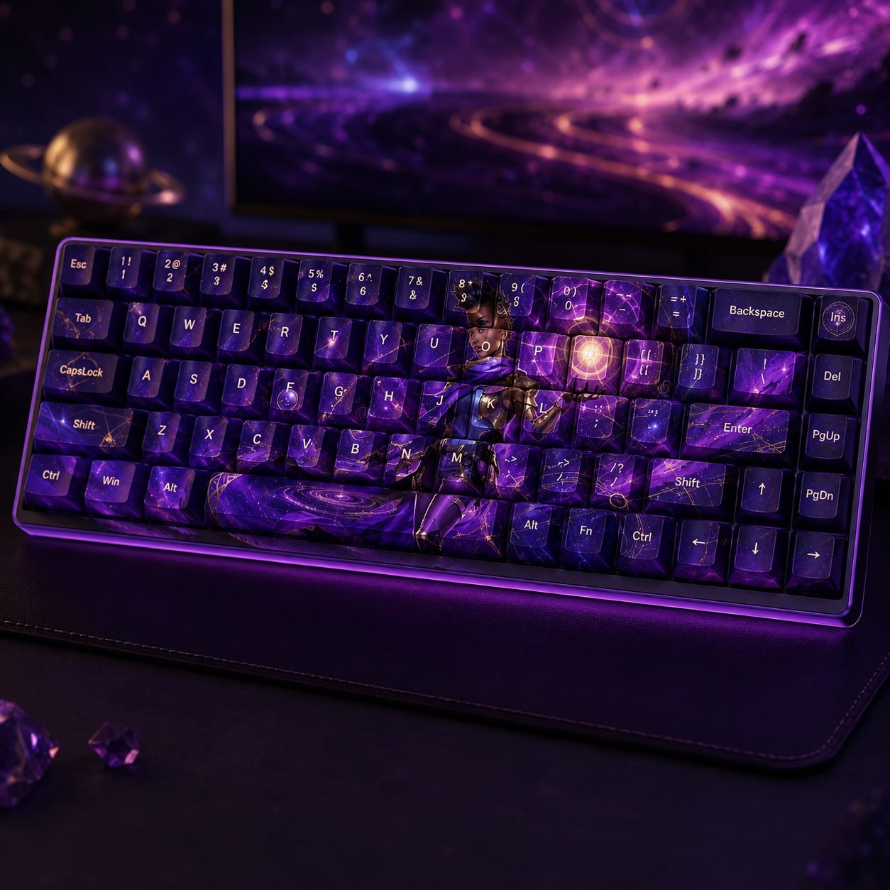 Astra Original Profile 68-Key Side-Printed PBT Keycap Set - Image 5