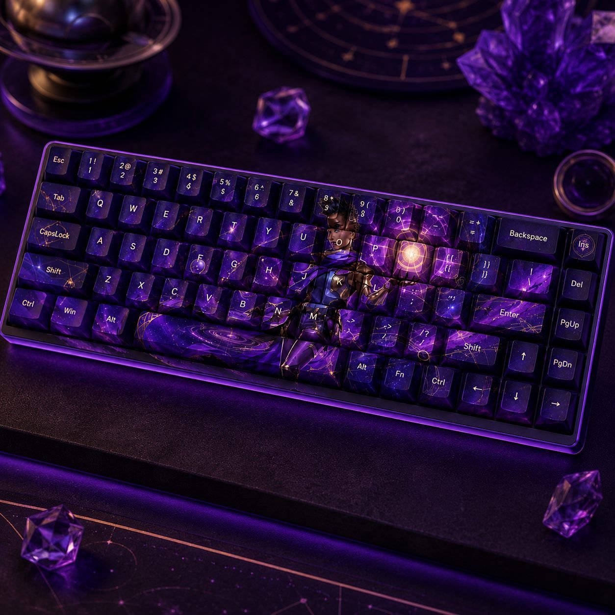 Astra Original Profile 68-Key Side-Printed PBT Keycap Set - Image 7