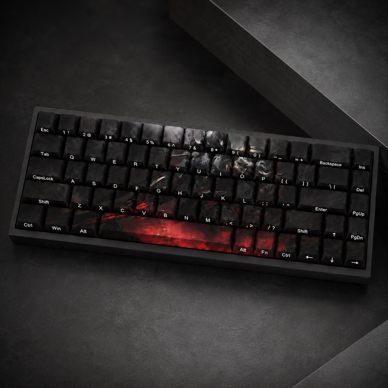 BLOOD MOON AATROX Original Profile 68-Key Side-Printed PBT Keycap Set - Image 2