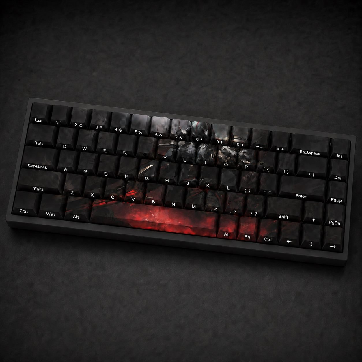 BLOOD MOON AATROX Original Profile 68-Key Side-Printed PBT Keycap Set - Image 5