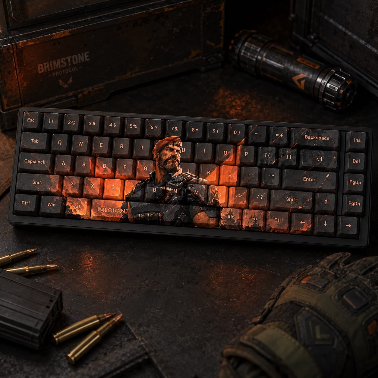 Brimstone Original Profile 68-Key Side-Printed PBT Keycap Set - Image 7