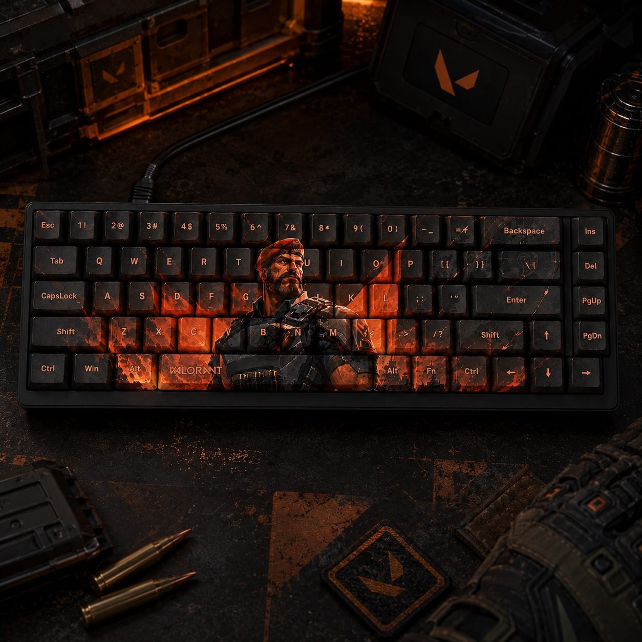 Brimstone Original Profile 68-Key Side-Printed PBT Keycap Set - Image 8