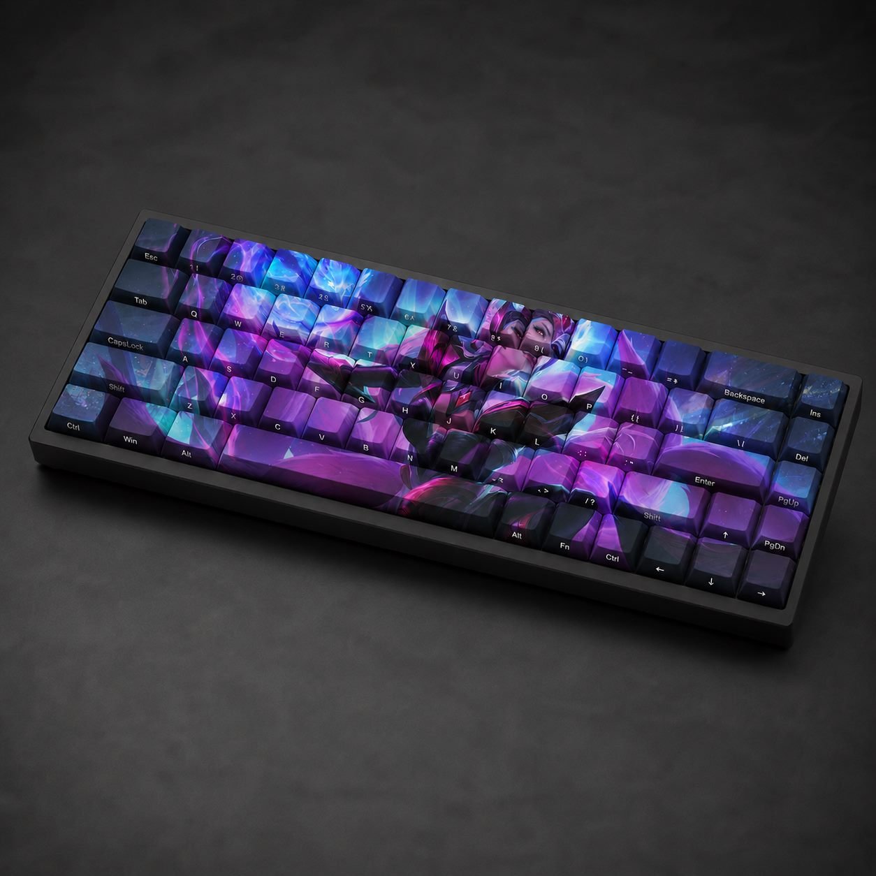 CHALLENGER AHRI Original Profile 68-Key Side-Printed PBT Keycap Set - Image 5