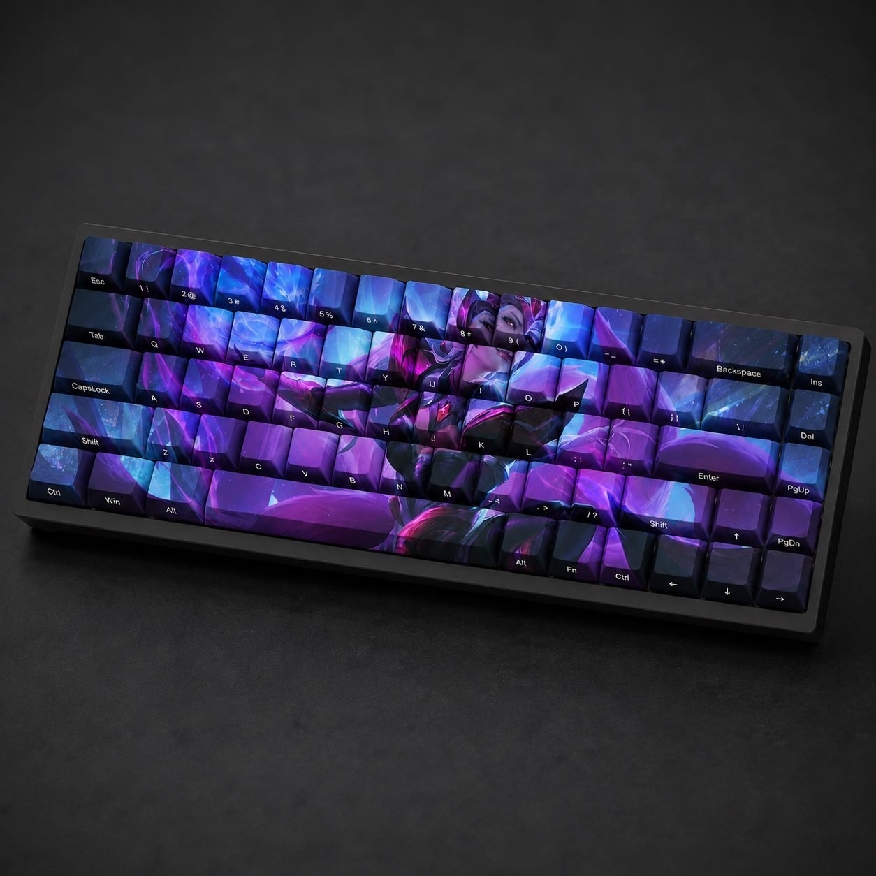 CHALLENGER AHRI Original Profile 68-Key Side-Printed PBT Keycap Set - Image 6