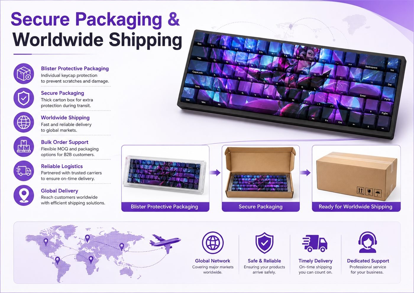 CHALLENGER AHRI Original Profile 68-Key Side-Printed PBT Keycap Set - Image 12