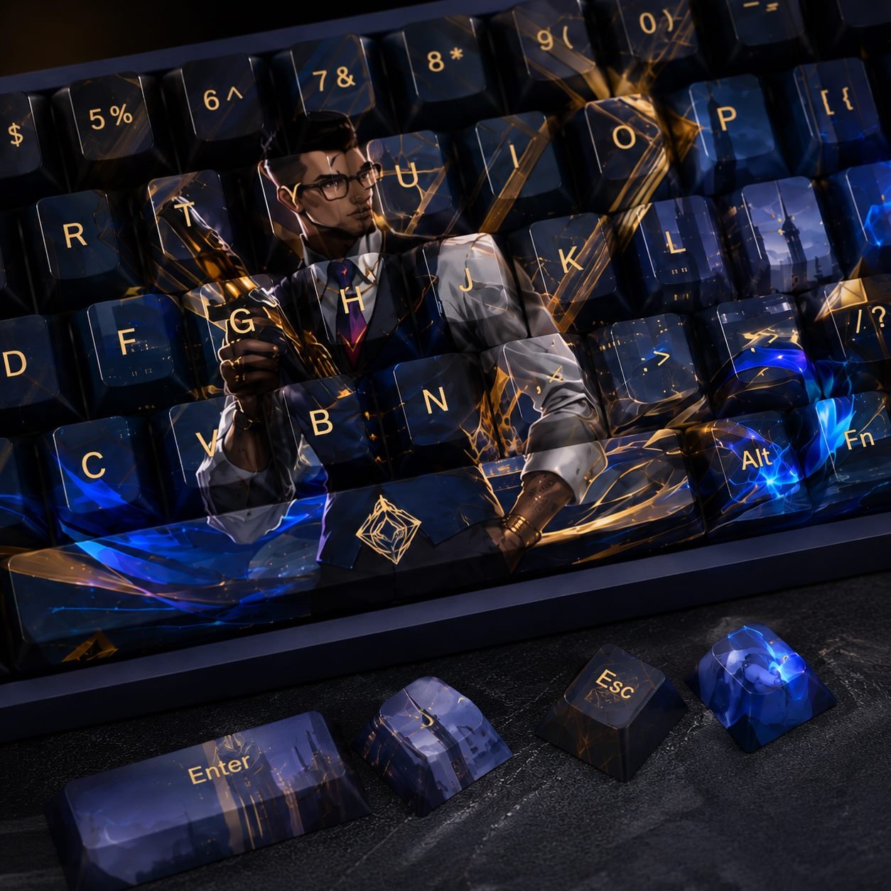 Chamber Original Profile 68-Key Side-Printed PBT Keycap Set - Image 7