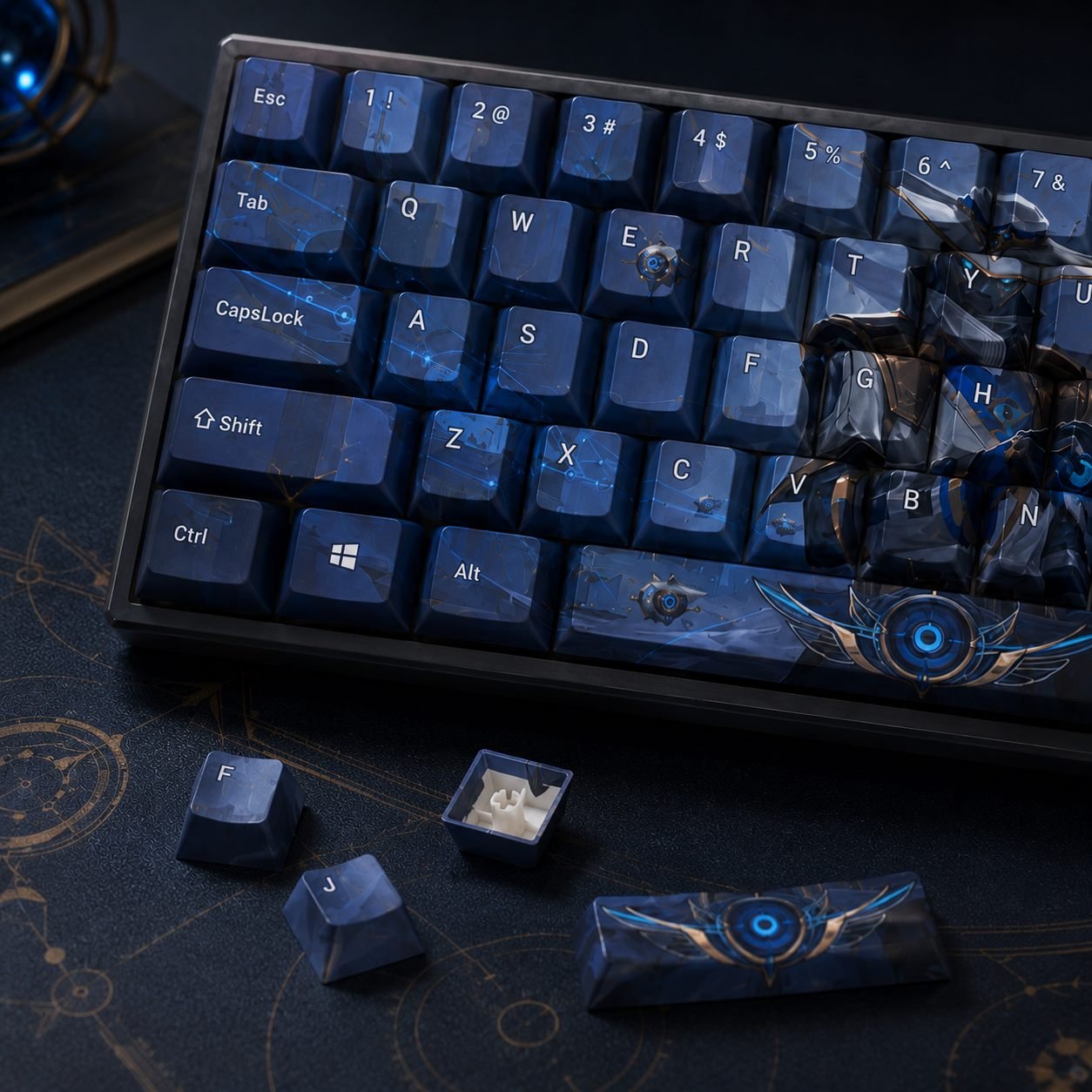 Cypher Original Profile 68-Key Side-Printed PBT Keycap Set - Image 7