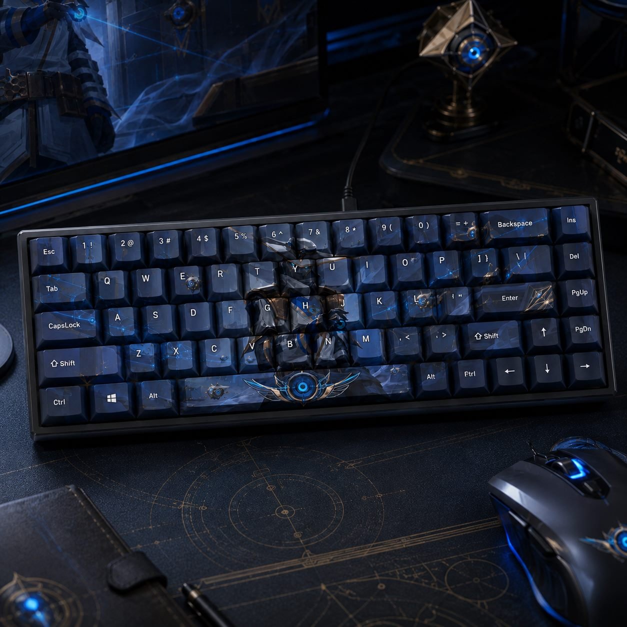 Cypher Original Profile 68-Key Side-Printed PBT Keycap Set - Image 8