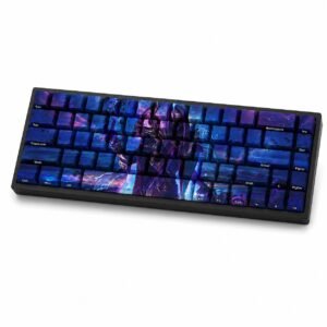 DARK COSMIC JHIN Original Profile 68-Key Side-Printed PBT Keycap Set