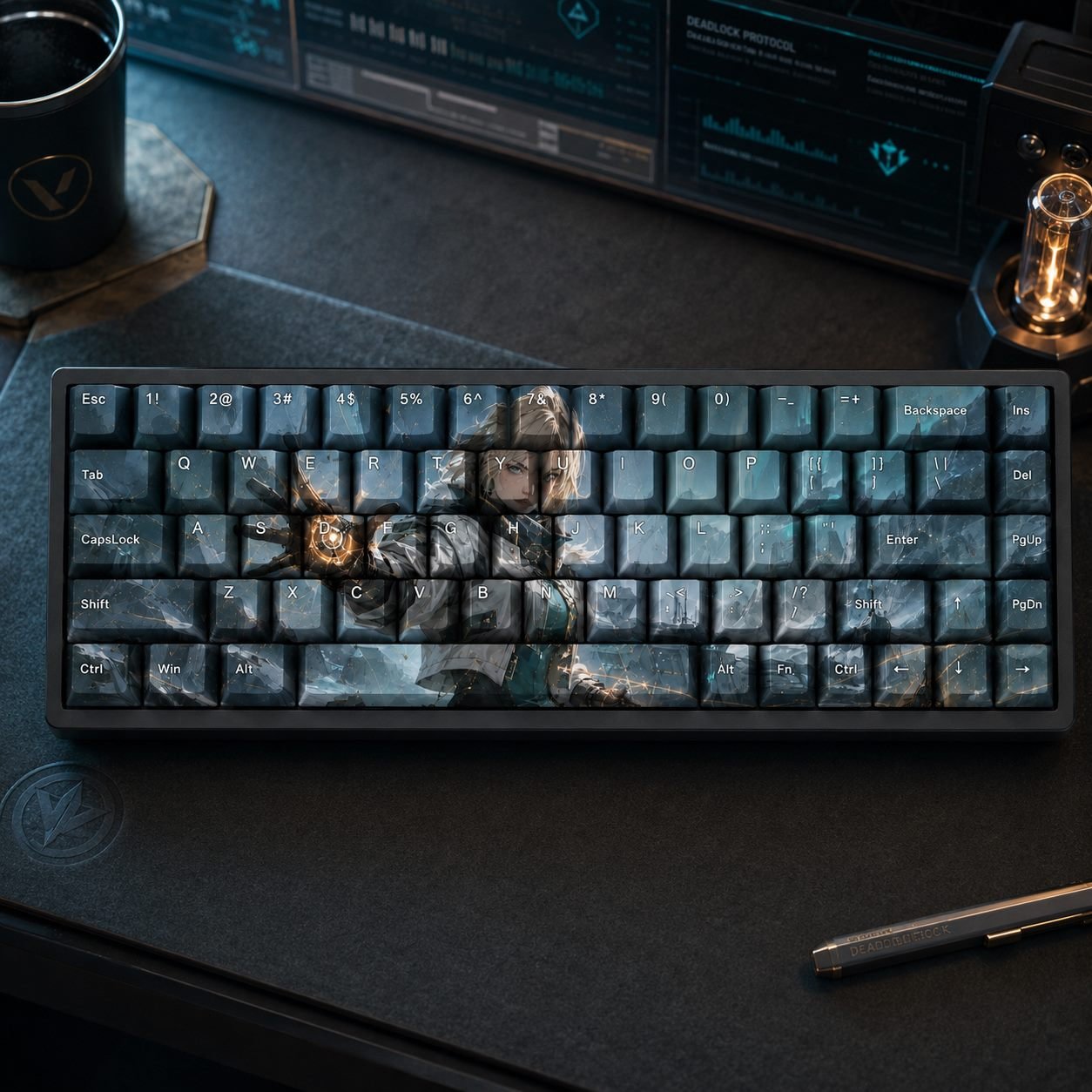 Deadlock Original Profile 68-Key Side-Printed PBT Keycap Set - Image 3