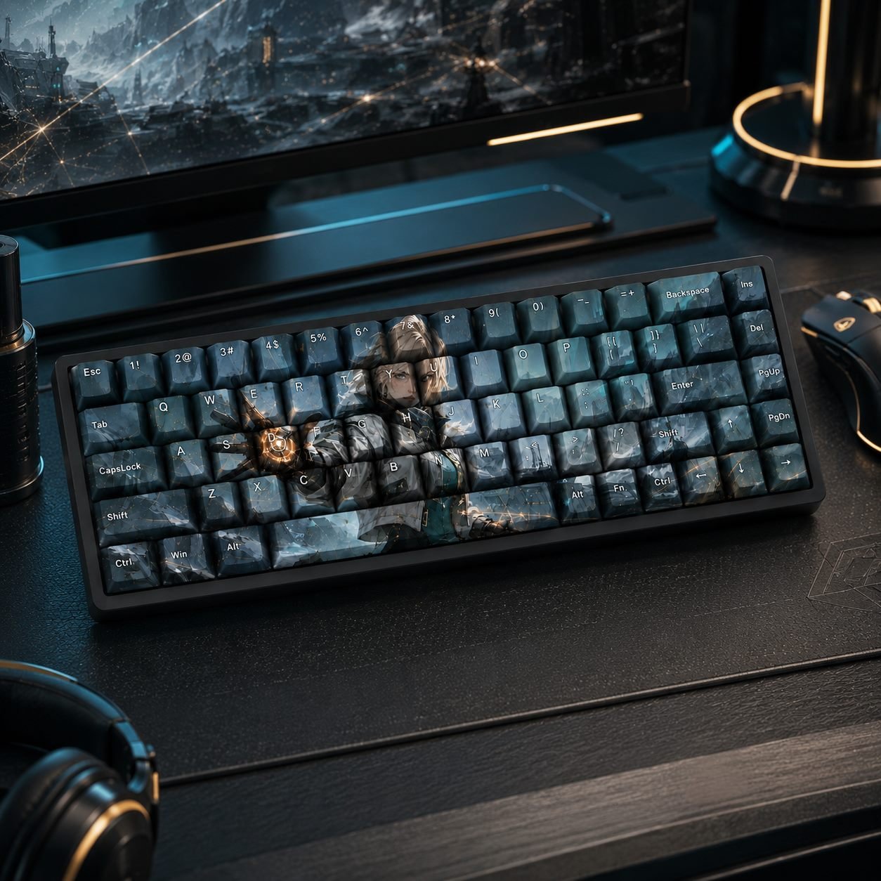 Deadlock Original Profile 68-Key Side-Printed PBT Keycap Set - Image 8