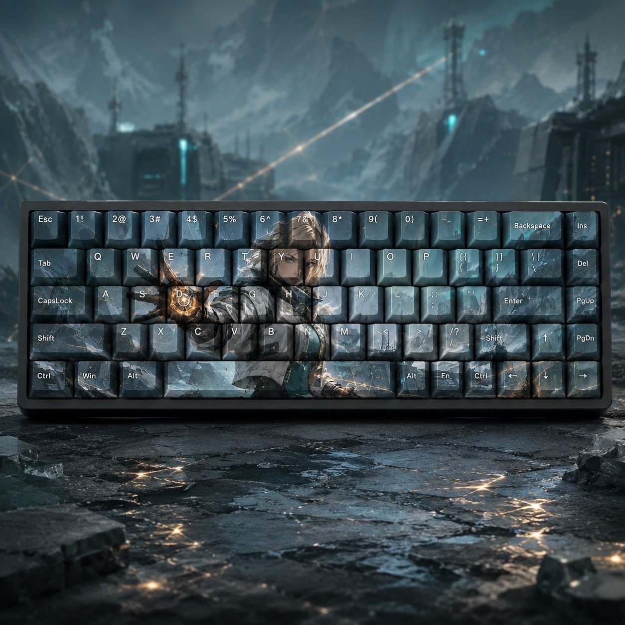 Deadlock Original Profile 68-Key Side-Printed PBT Keycap Set