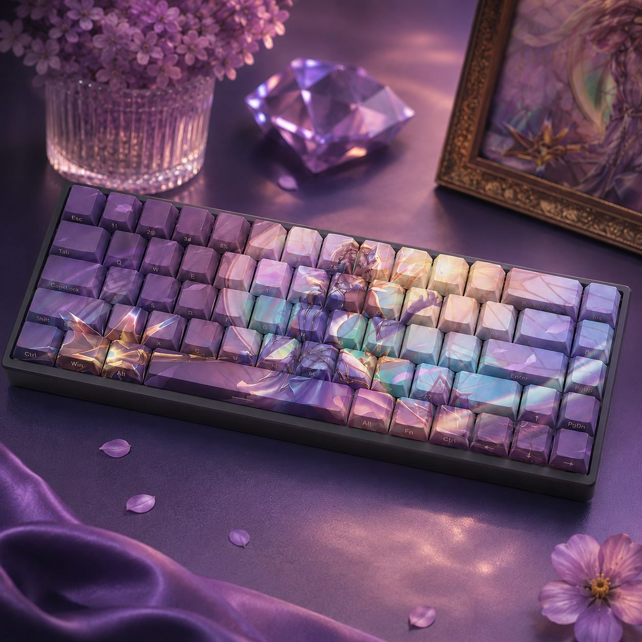 ELEMENTALIST LUX Original Profile 68-Key Side-Printed PBT Keycap Set - Image 3