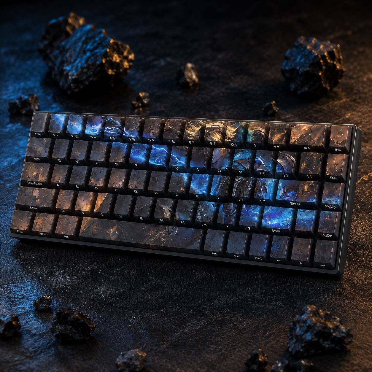 EZREAL Original Profile 68-Key Side-Printed PBT Keycap Set - Image 2