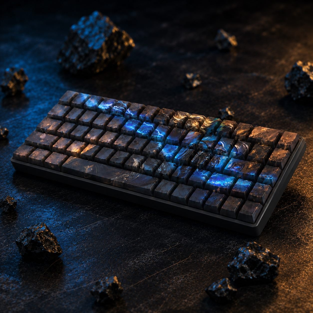 EZREAL Original Profile 68-Key Side-Printed PBT Keycap Set - Image 3