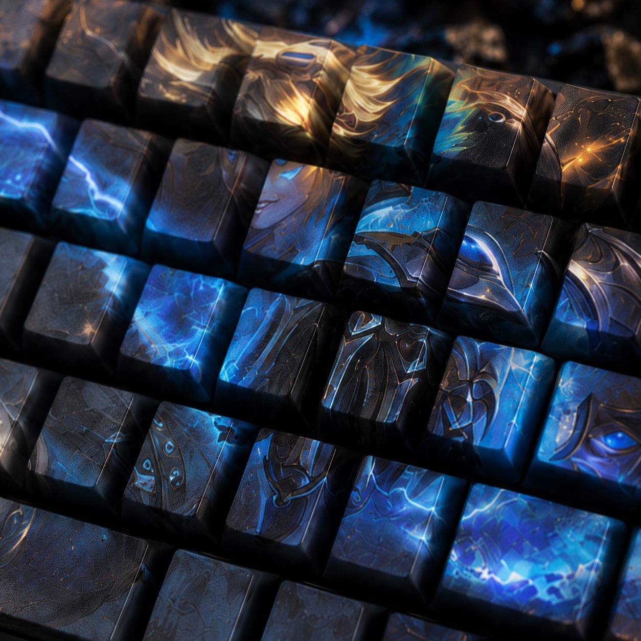 EZREAL Original Profile 68-Key Side-Printed PBT Keycap Set - Image 4