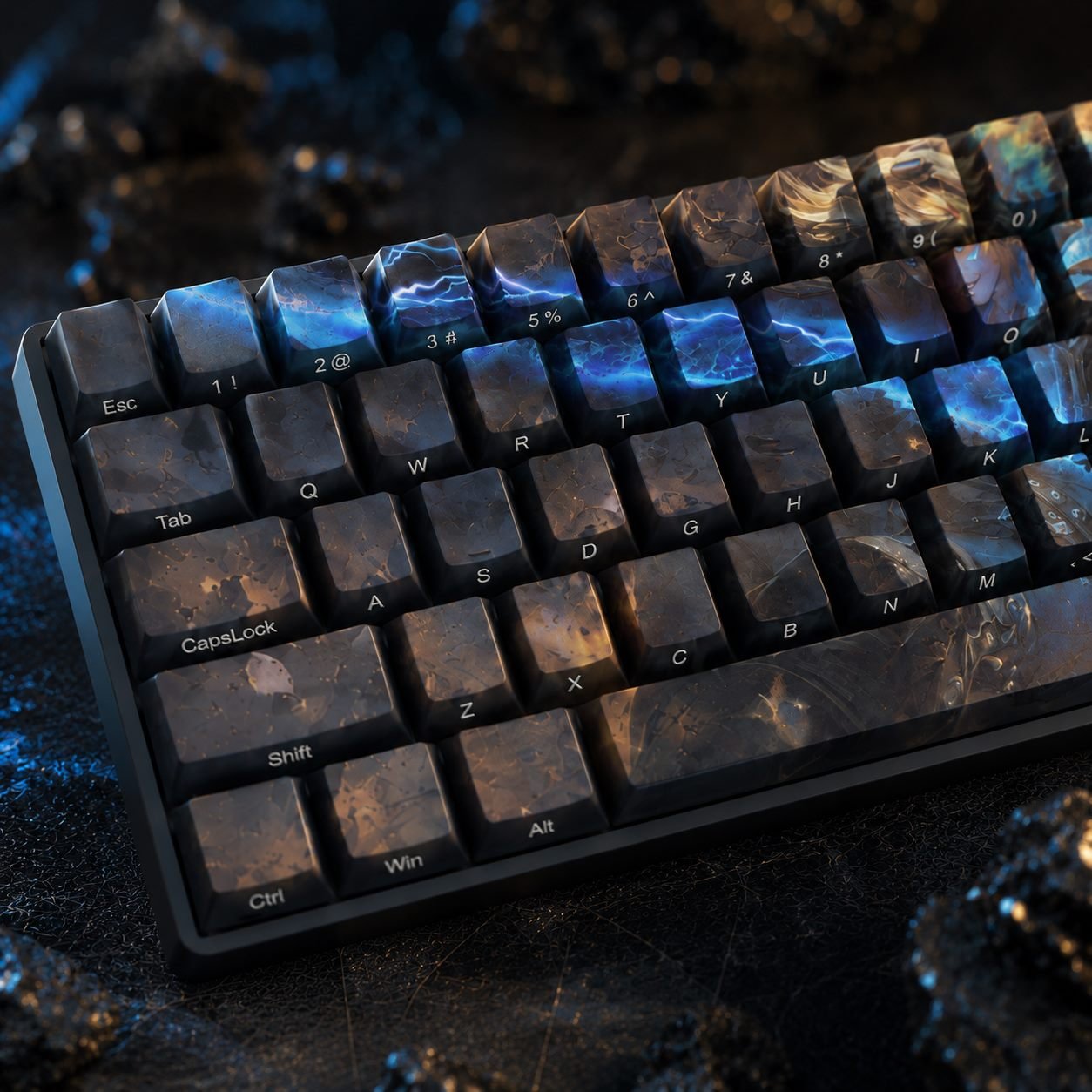 EZREAL Original Profile 68-Key Side-Printed PBT Keycap Set - Image 7