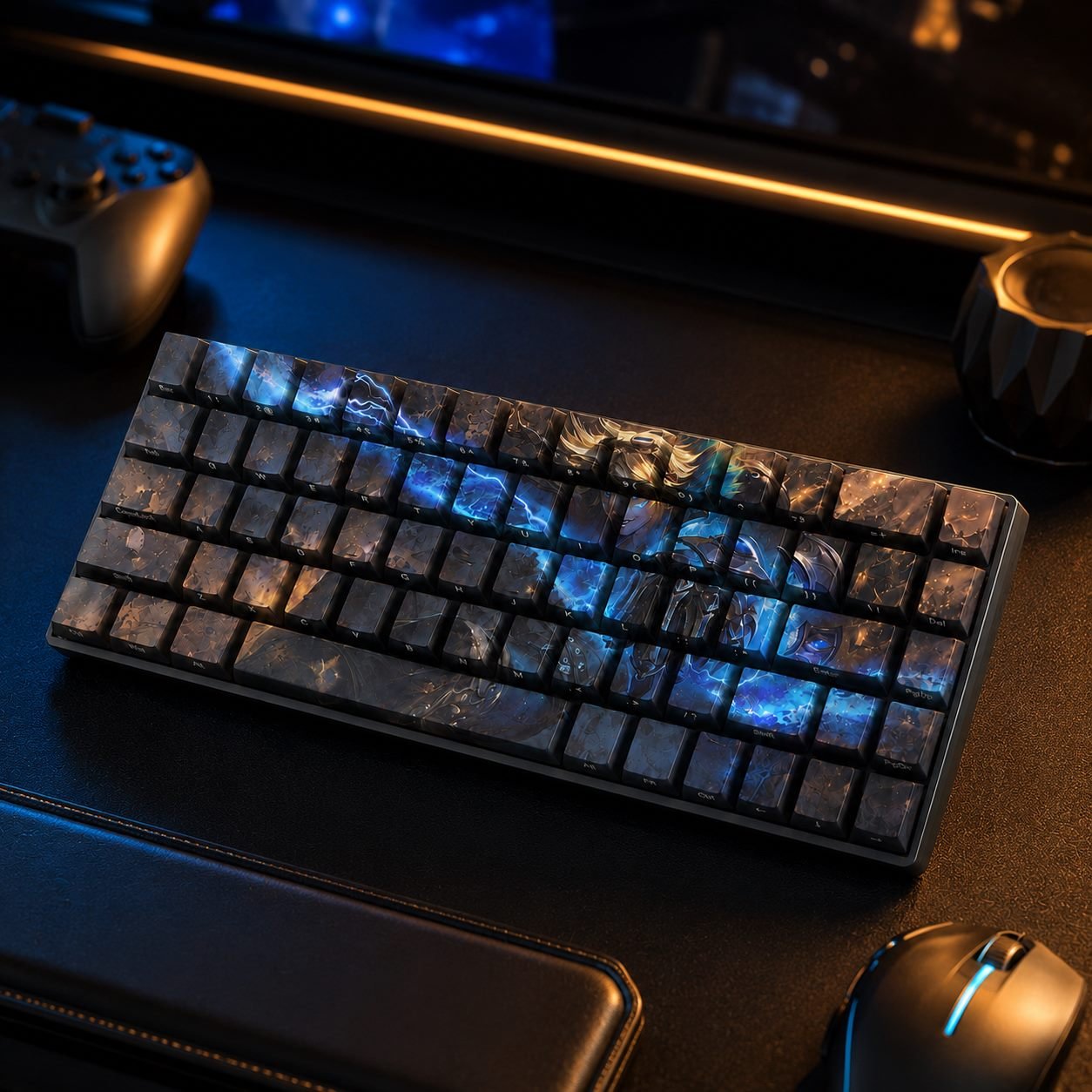 EZREAL Original Profile 68-Key Side-Printed PBT Keycap Set - Image 8