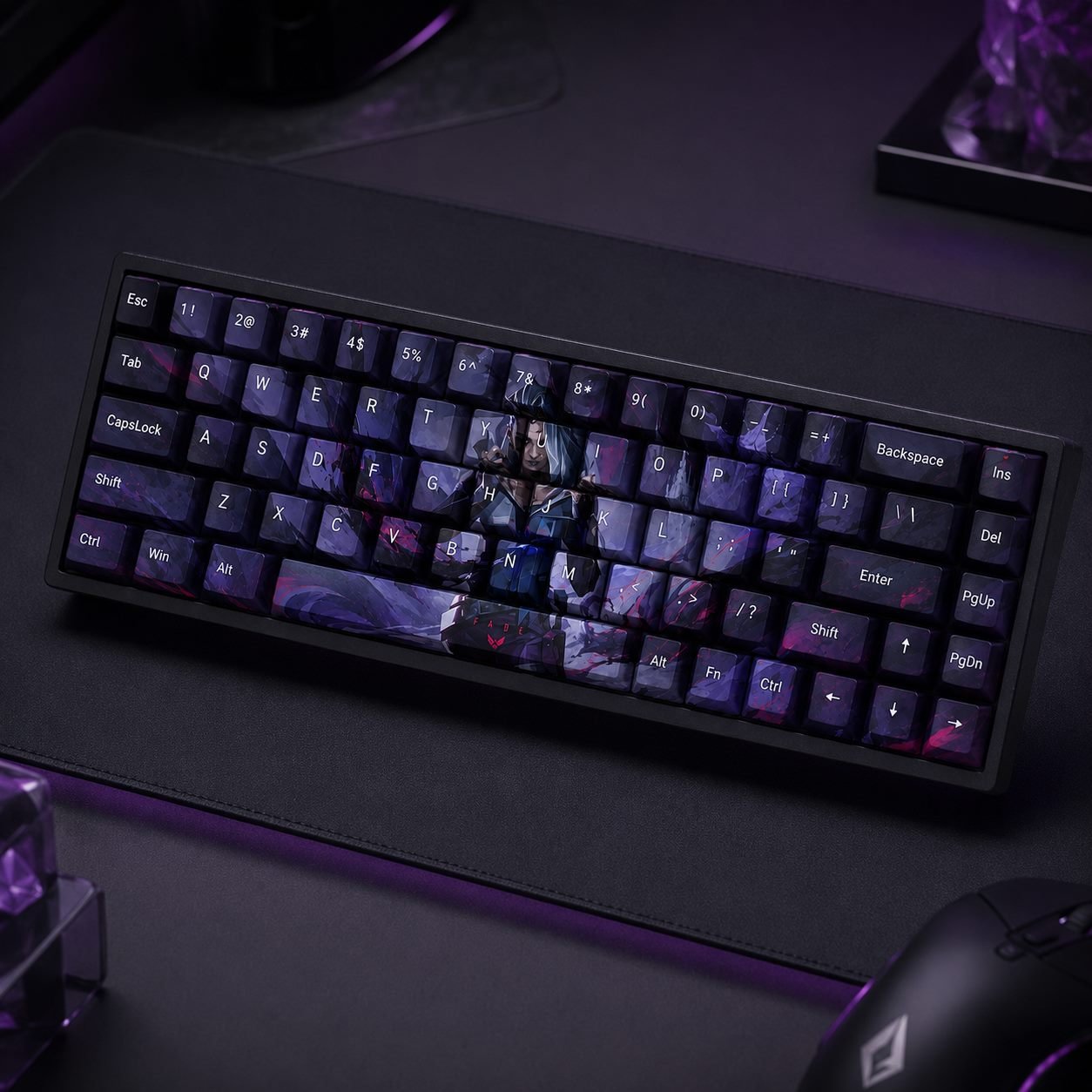 Fade Original Profile 68-Key Side-Printed PBT Keycap Set - Image 2