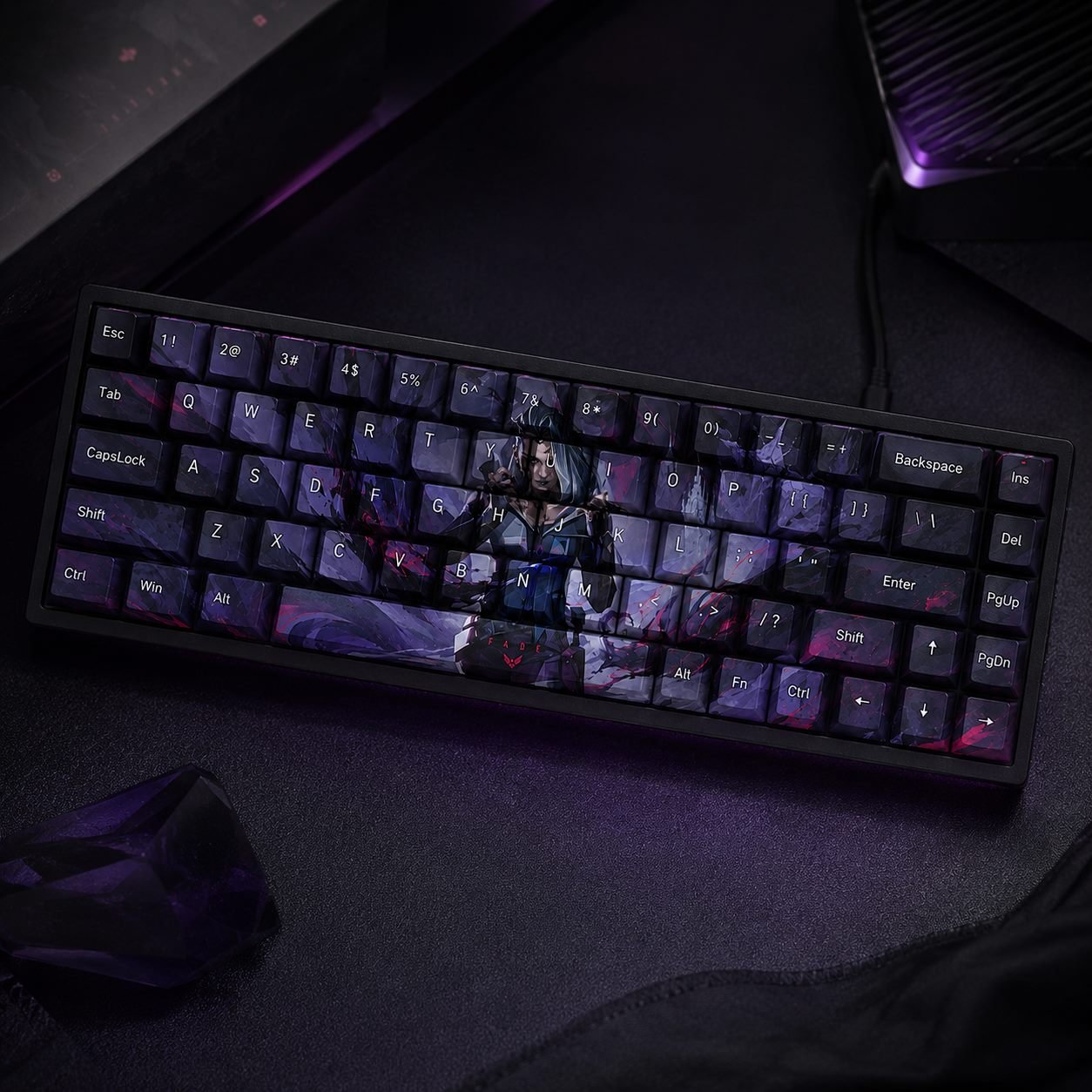 Fade Original Profile 68-Key Side-Printed PBT Keycap Set - Image 3