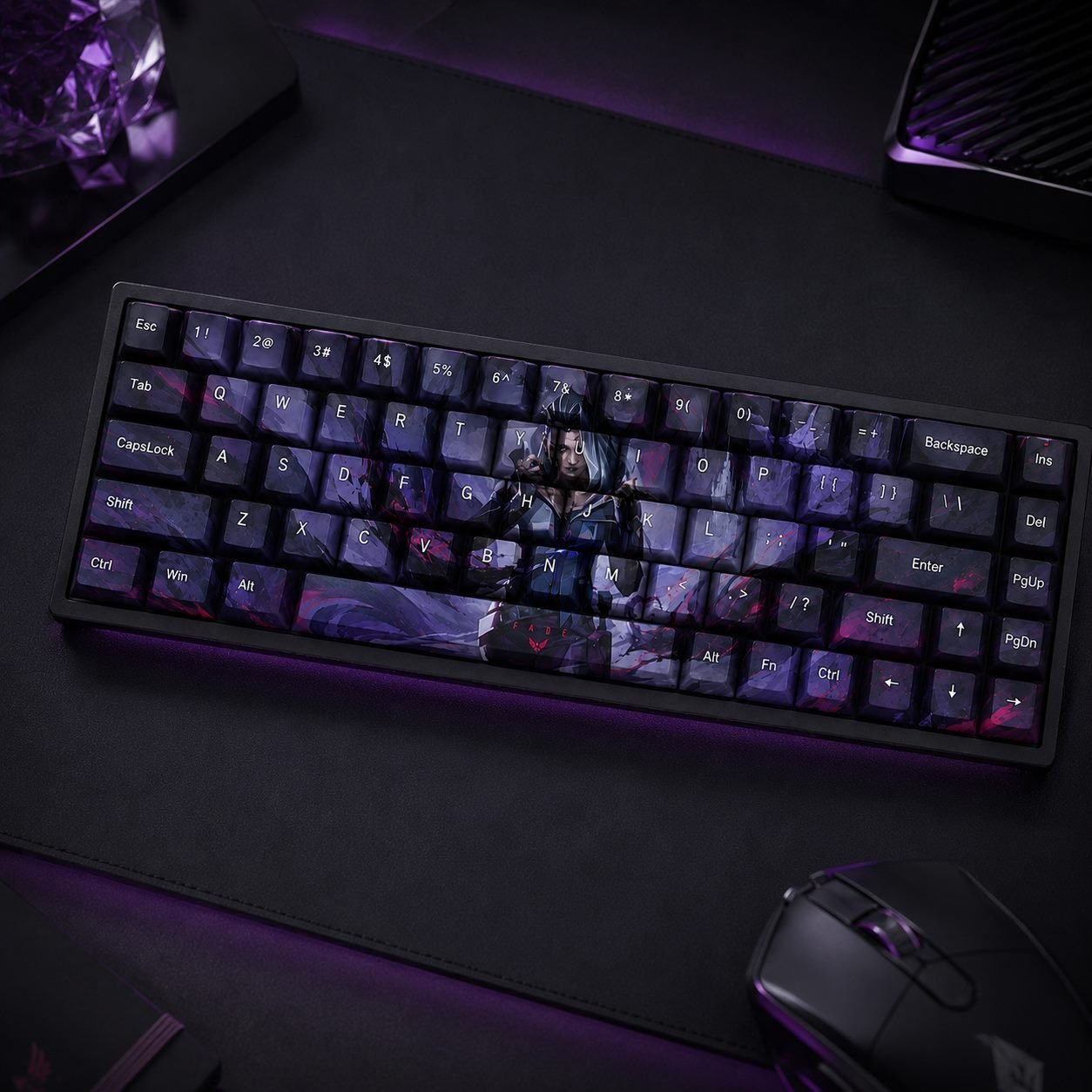 Fade Original Profile 68-Key Side-Printed PBT Keycap Set - Image 5