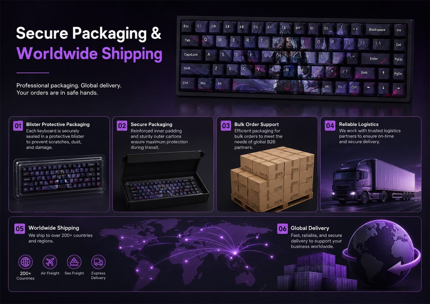 Fade Original Profile 68-Key Side-Printed PBT Keycap Set - Image 12