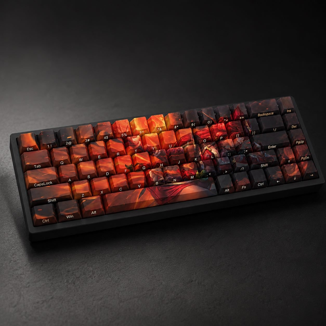 FOXFIRE AHRI Original Profile 68-Key Side-Printed PBT Keycap Set - Image 3