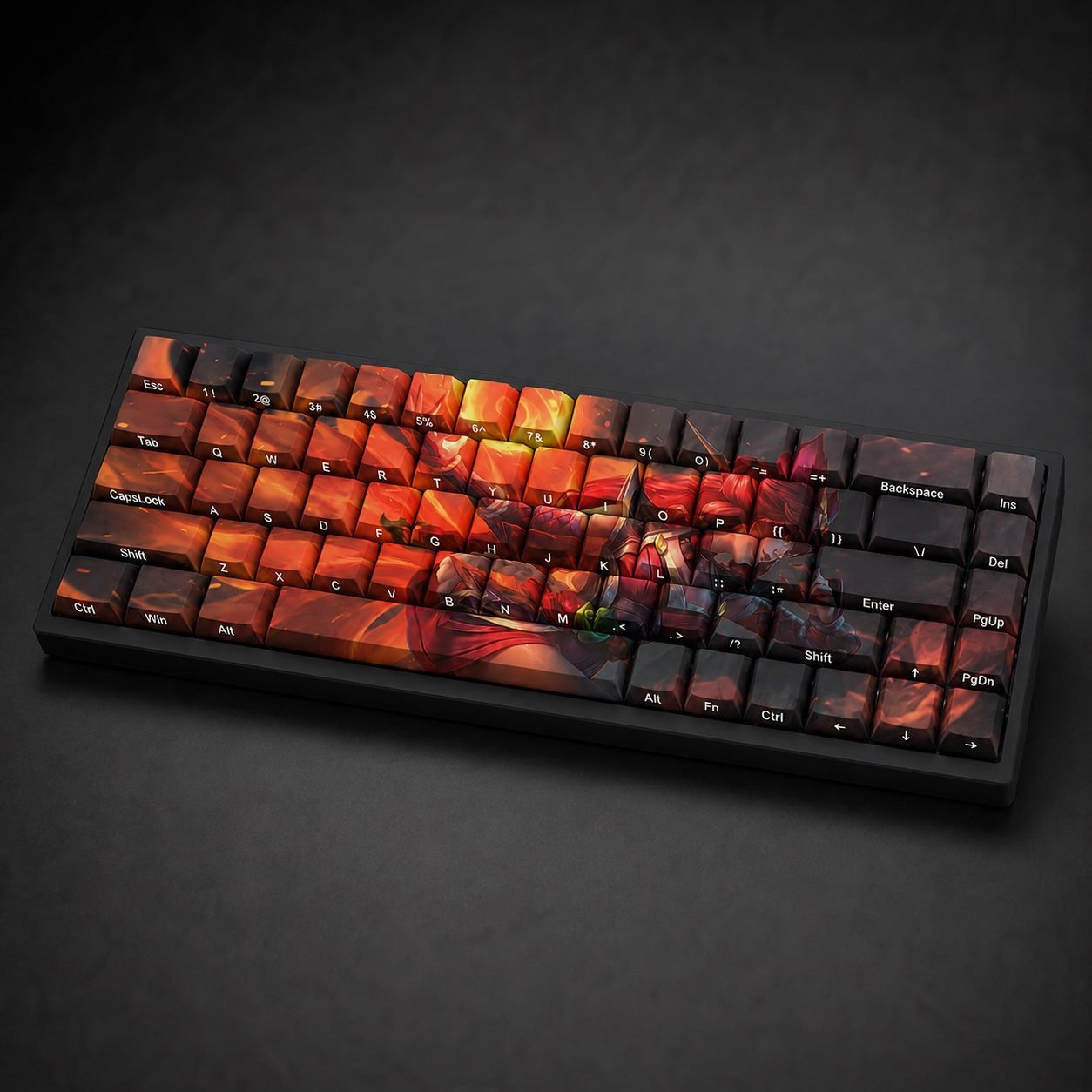 FOXFIRE AHRI Original Profile 68-Key Side-Printed PBT Keycap Set - Image 5