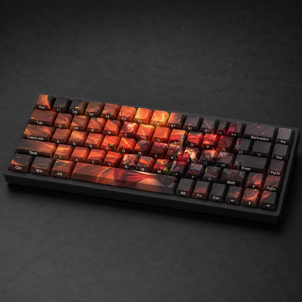 FOXFIRE AHRI Original Profile 68-Key Side-Printed PBT Keycap Set - Image 6