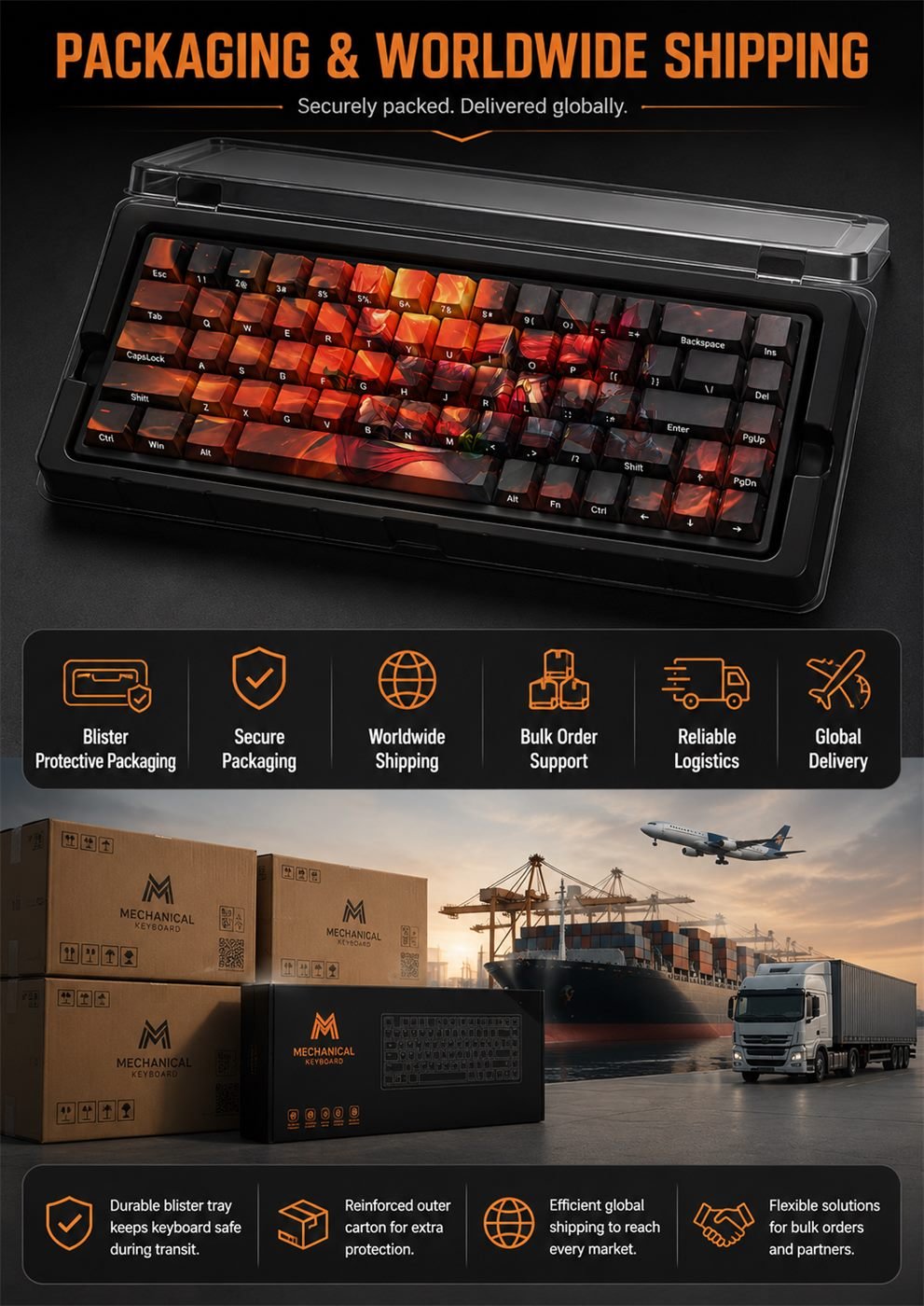 FOXFIRE AHRI Original Profile 68-Key Side-Printed PBT Keycap Set - Image 13