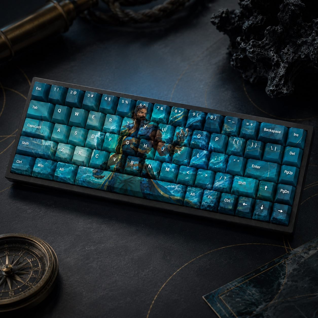 Harbor Original Profile 68-Key Side-Printed PBT Keycap Set - Image 3