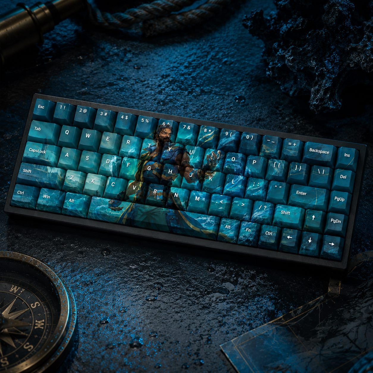 Harbor Original Profile 68-Key Side-Printed PBT Keycap Set - Image 7