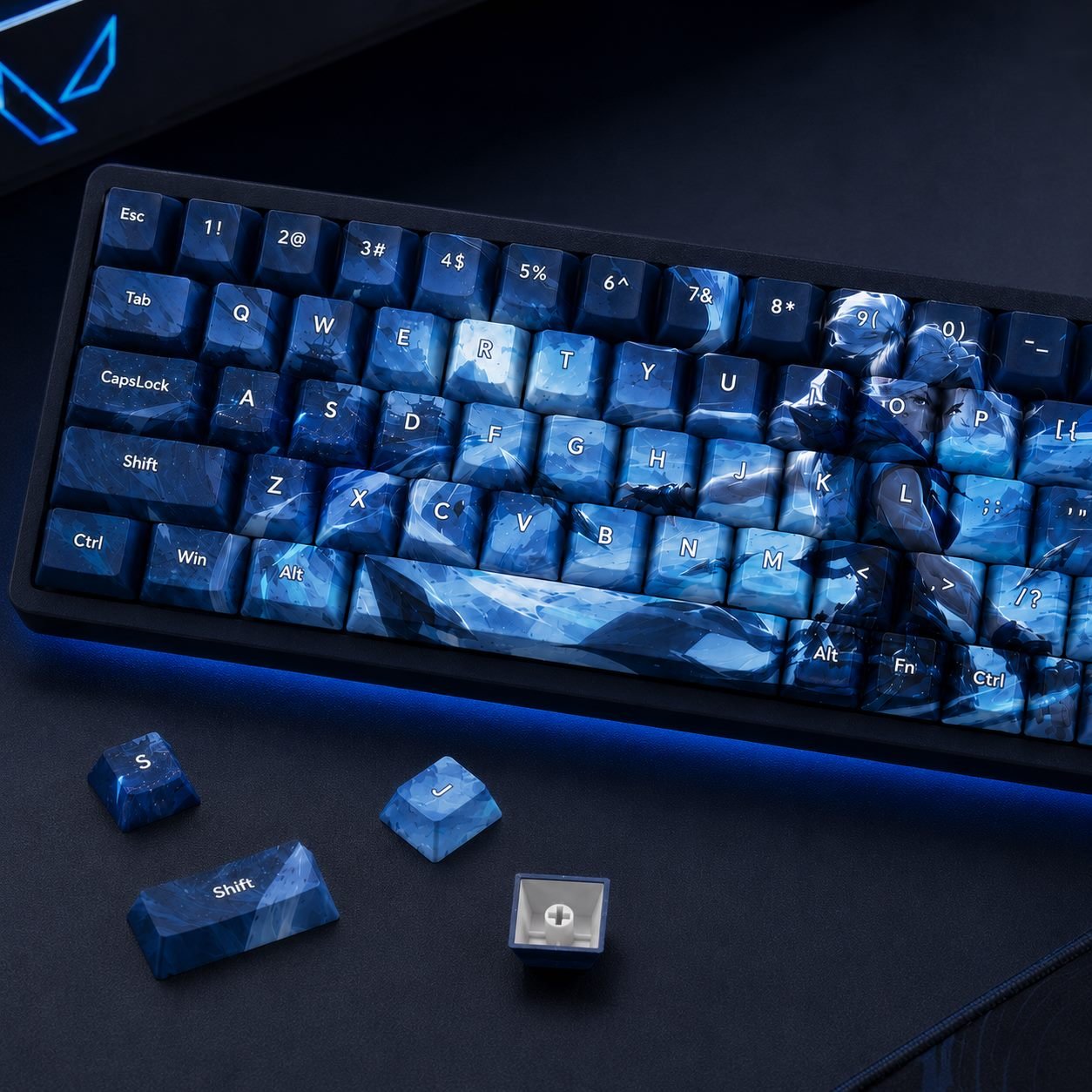 Jett Tactical Original Profile 68-Key Side-Printed PBT Keycap Set - Image 4