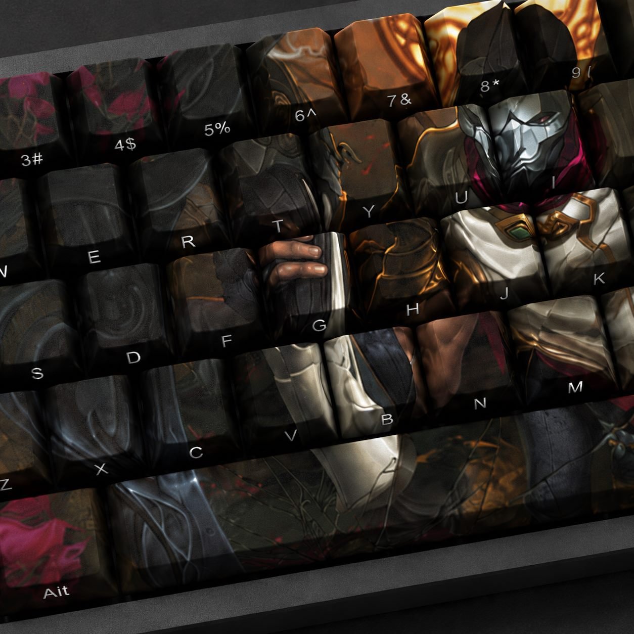 JHIN Original Profile 68-Key Side-Printed PBT Keycap Set - Image 4
