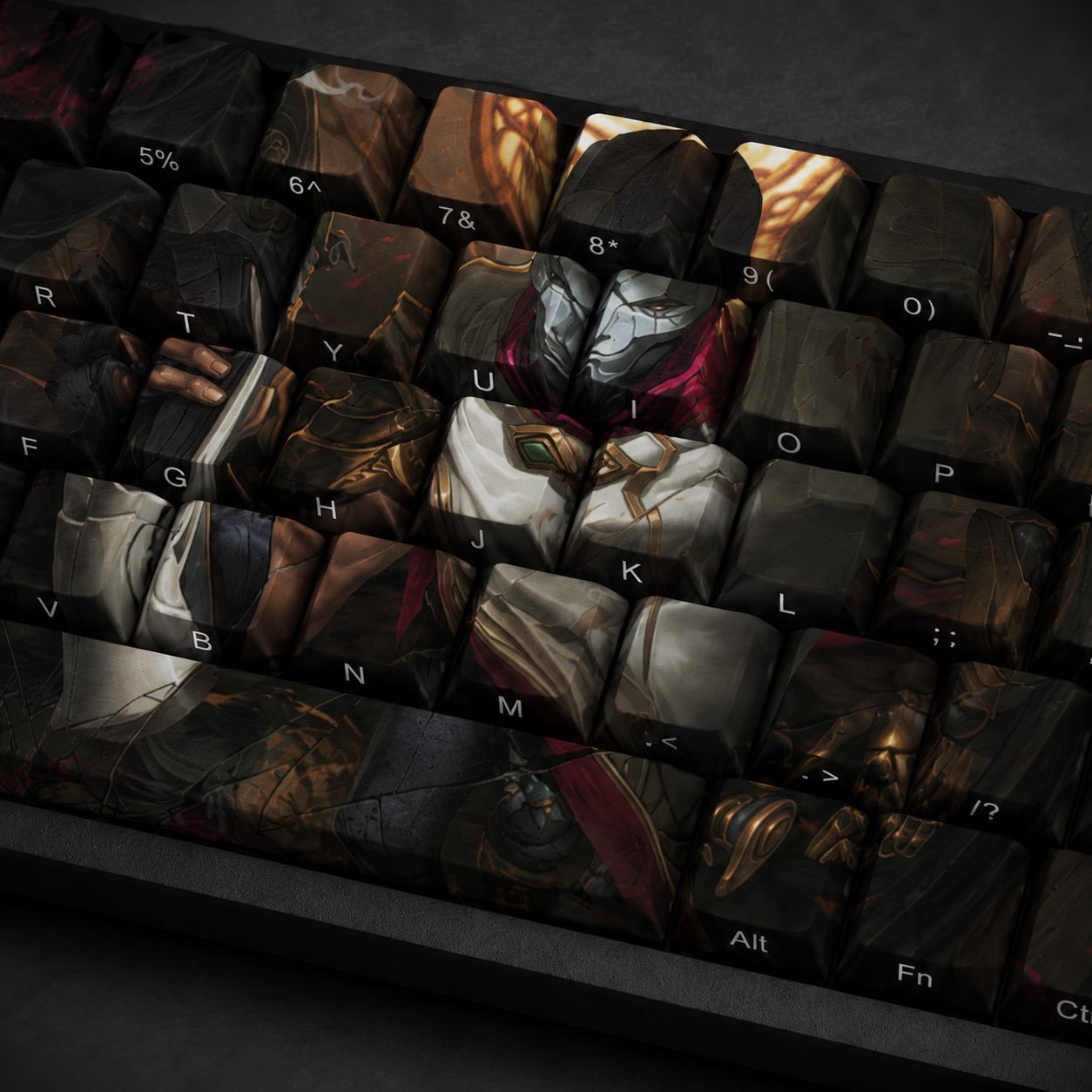 JHIN Original Profile 68-Key Side-Printed PBT Keycap Set - Image 7