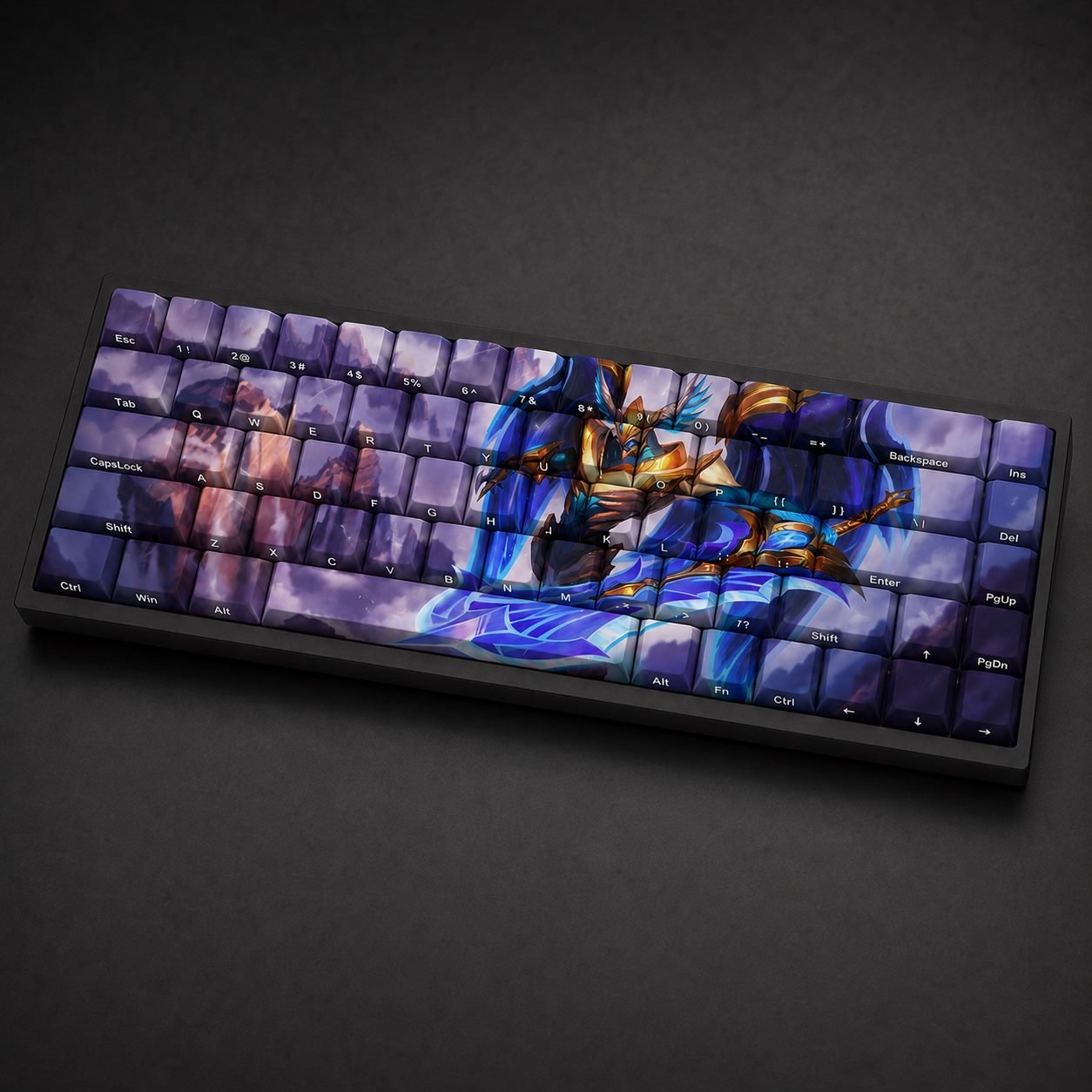 JUSTICAR AATROX Original Profile 68-Key Side-Printed PBT Keycap Set - Image 6
