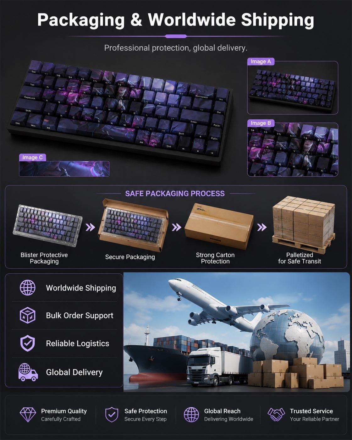 KAI SA Original Profile 68-Key Side-Printed PBT Keycap Set - Image 13