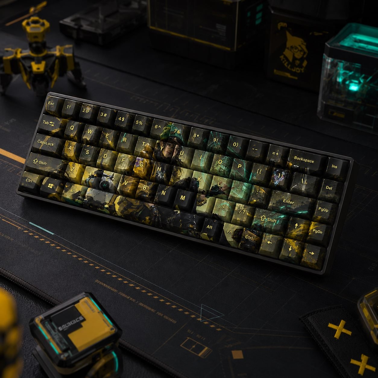 Killjoy Original Profile 68-Key Side-Printed PBT Keycap Set - Image 2