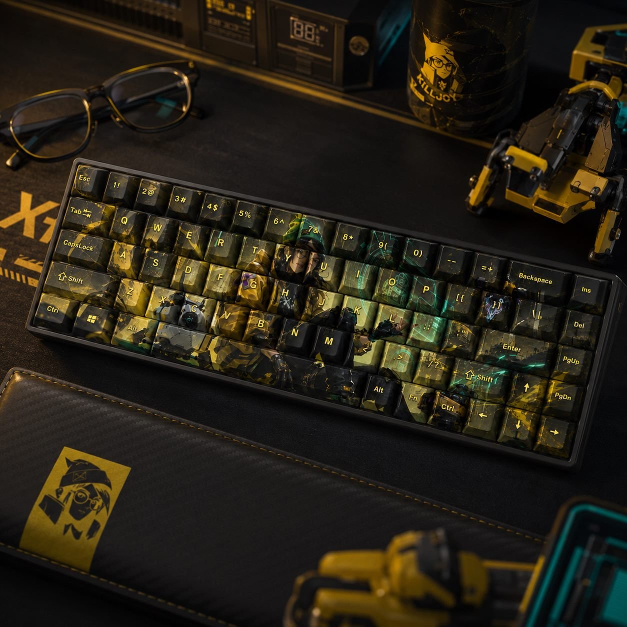 Killjoy Original Profile 68-Key Side-Printed PBT Keycap Set - Image 3