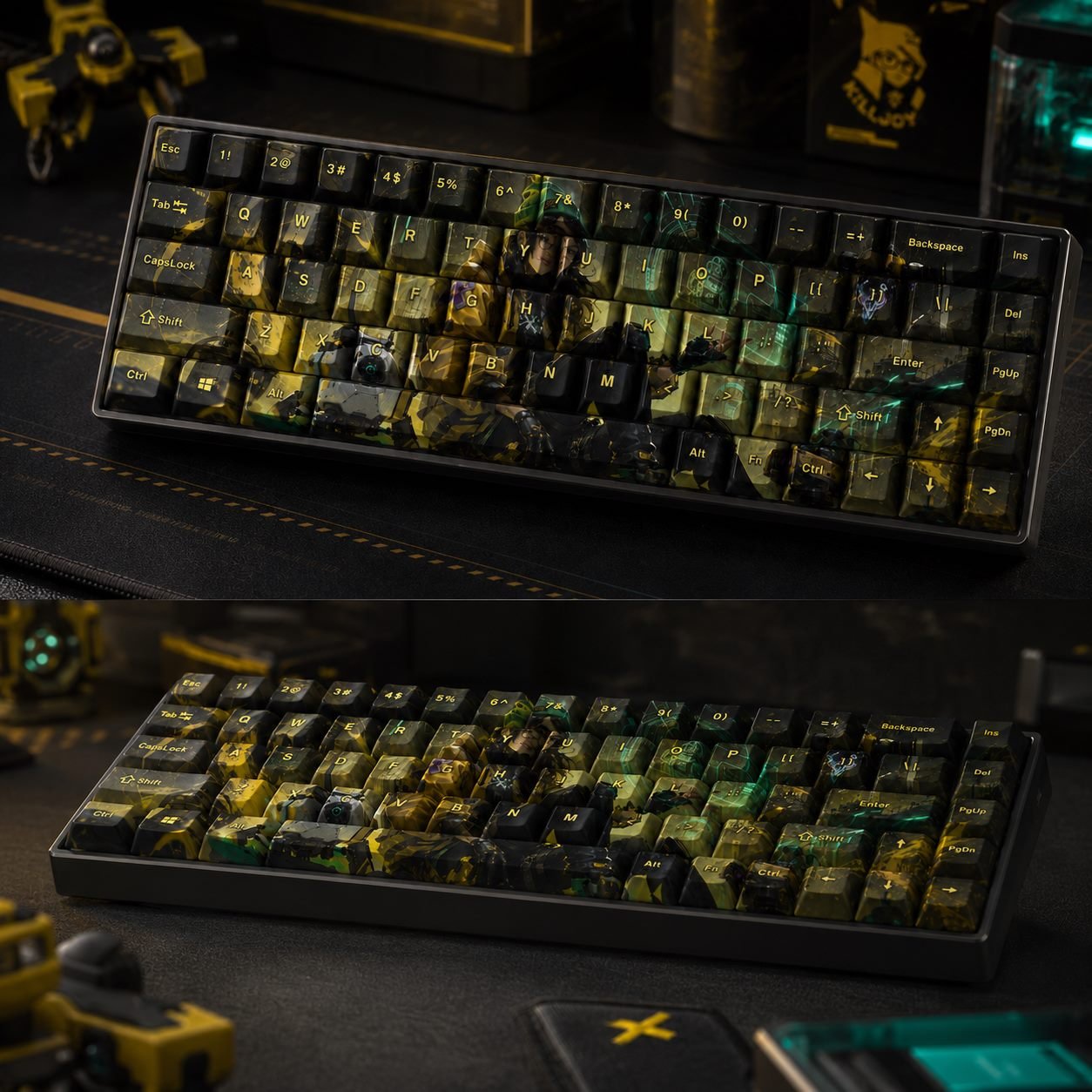 Killjoy Original Profile 68-Key Side-Printed PBT Keycap Set - Image 6