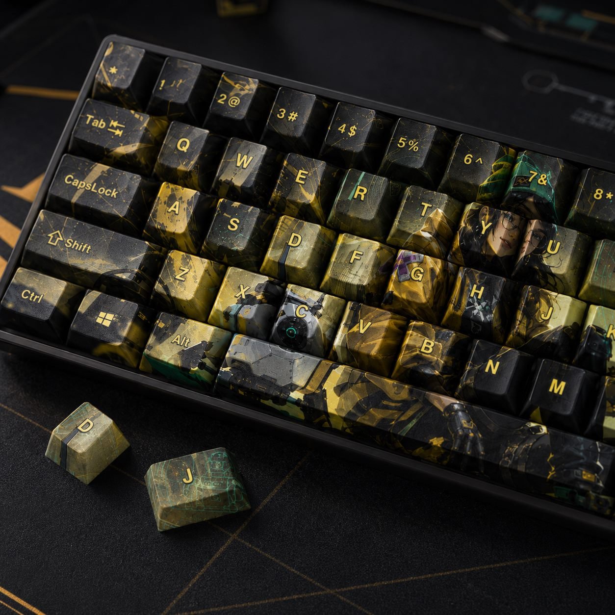 Killjoy Original Profile 68-Key Side-Printed PBT Keycap Set - Image 7