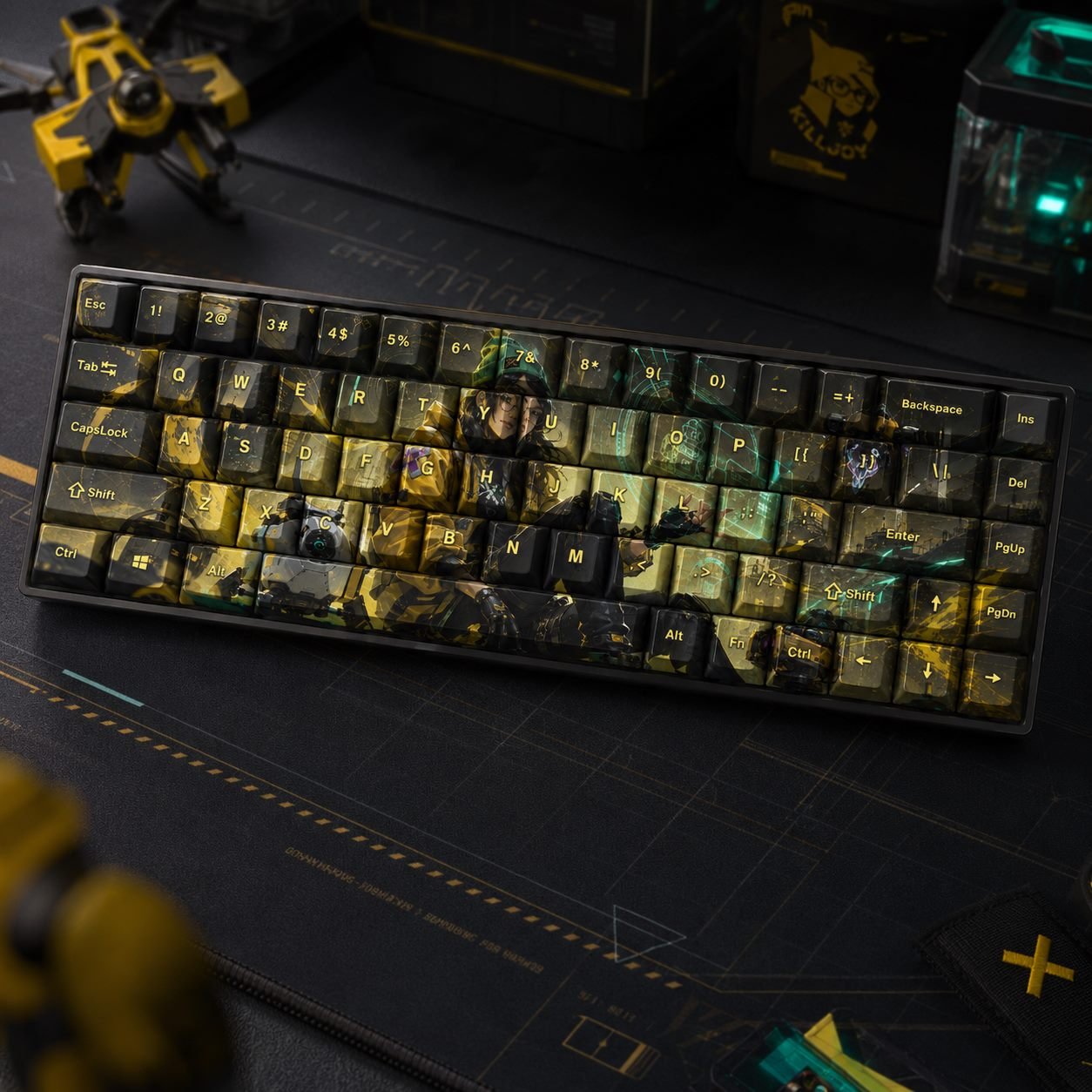 Killjoy Original Profile 68-Key Side-Printed PBT Keycap Set
