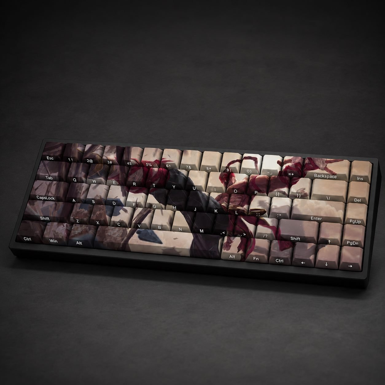 LEE SIN Original Profile 68-Key Side-Printed PBT Keycap Set - Image 2