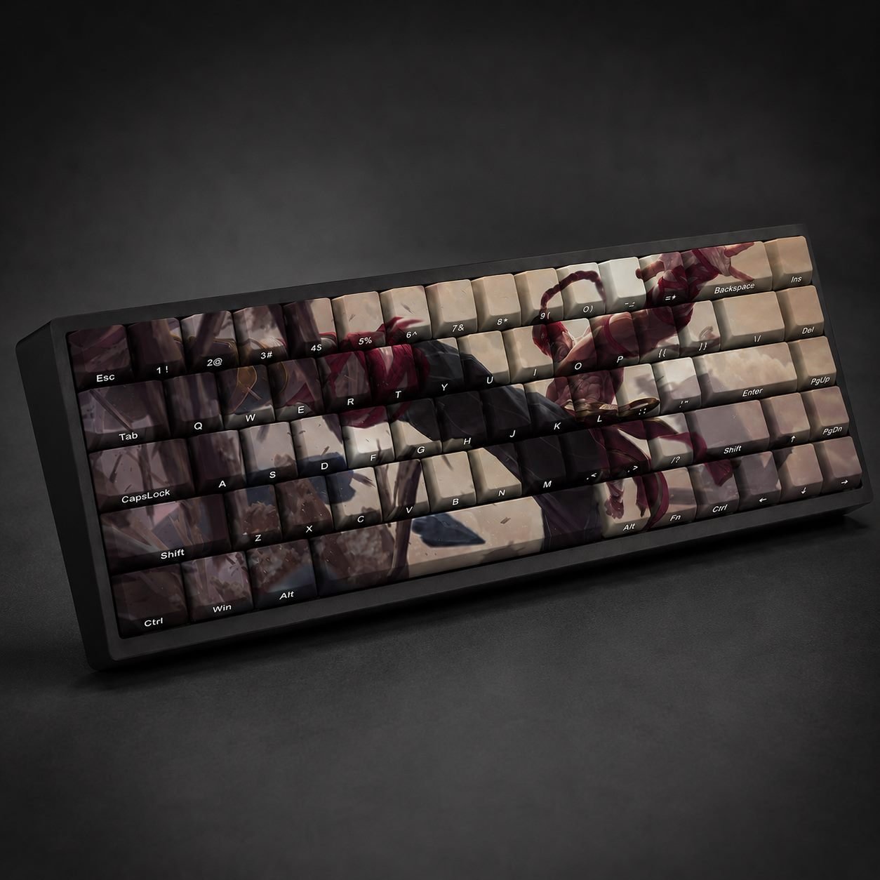 LEE SIN Original Profile 68-Key Side-Printed PBT Keycap Set - Image 3