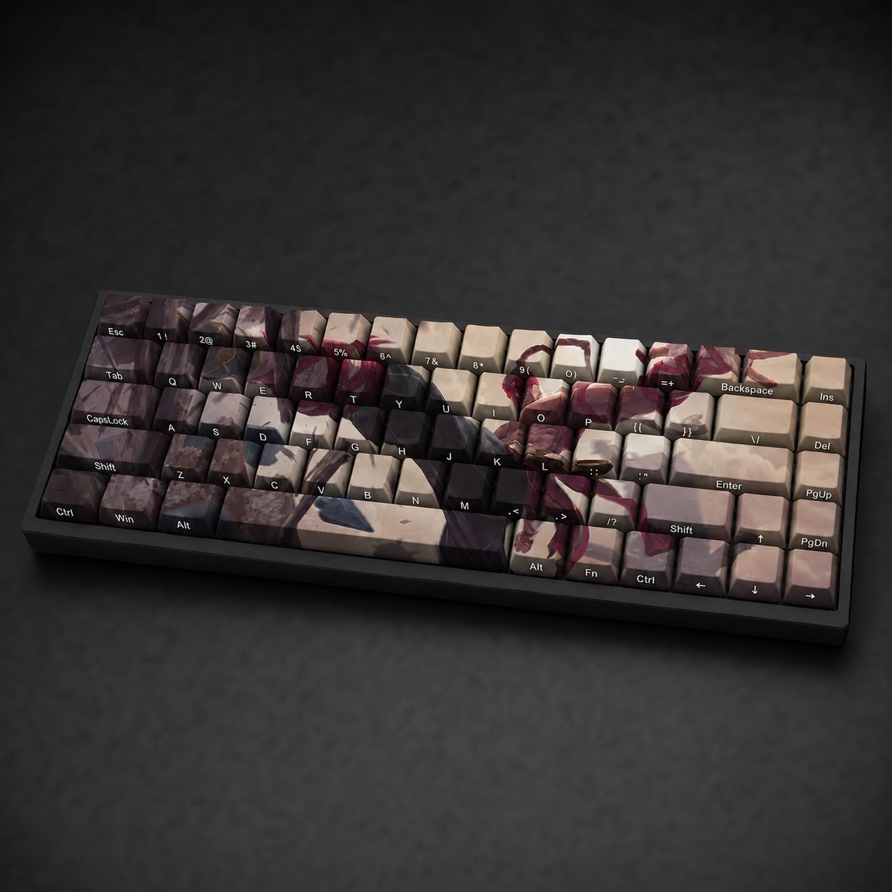 LEE SIN Original Profile 68-Key Side-Printed PBT Keycap Set - Image 5